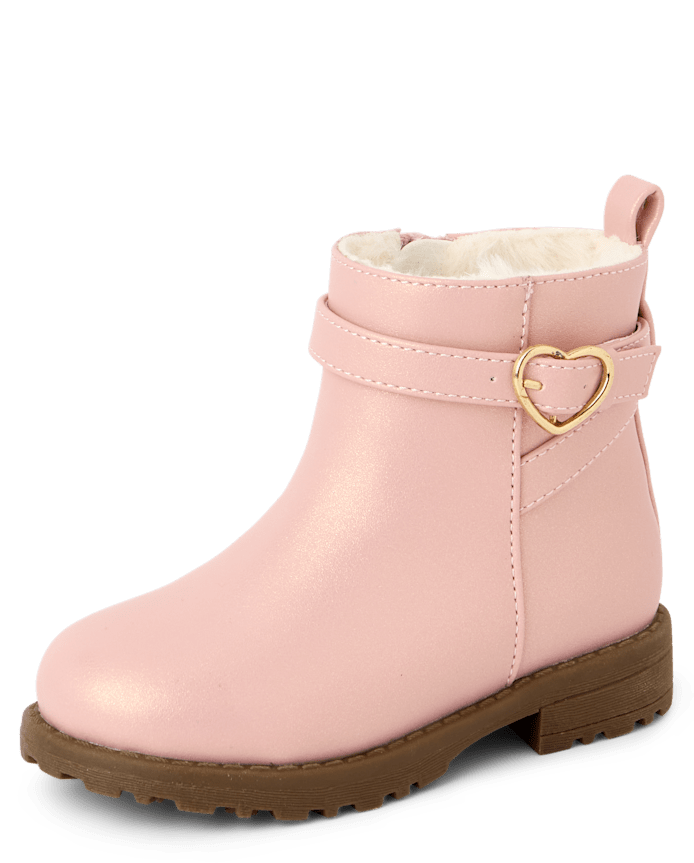 Toddler Girls Shimmer Buckle Boots