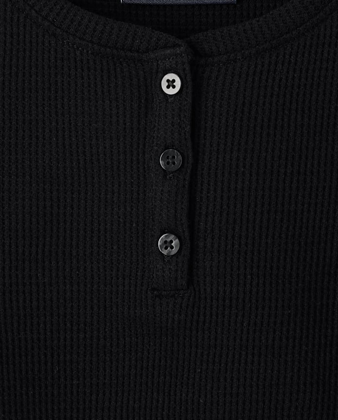 Girls Thermal Henley Top