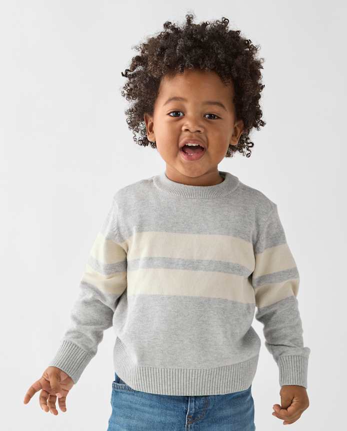 Toddler Boys Striped Sweater