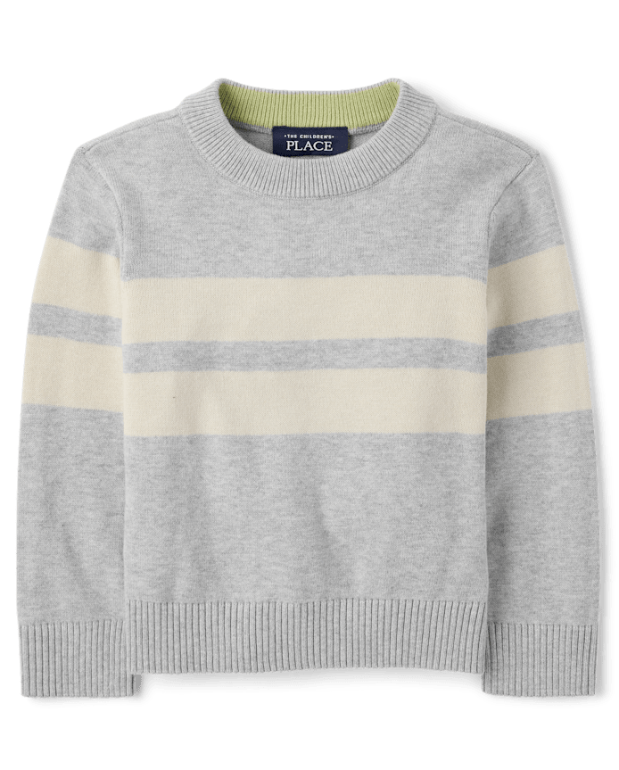 Toddler Boys Striped Sweater