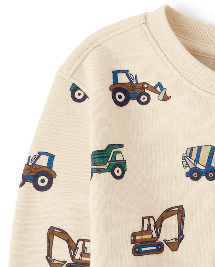 Toddler Boys Print Premium Fleece Sweatshirt
