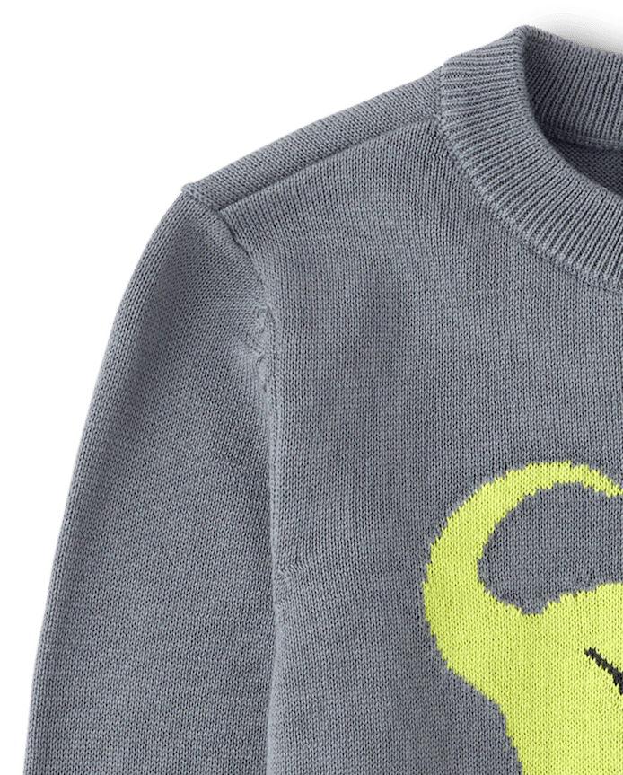 Toddler Boys Intarsia Sweater