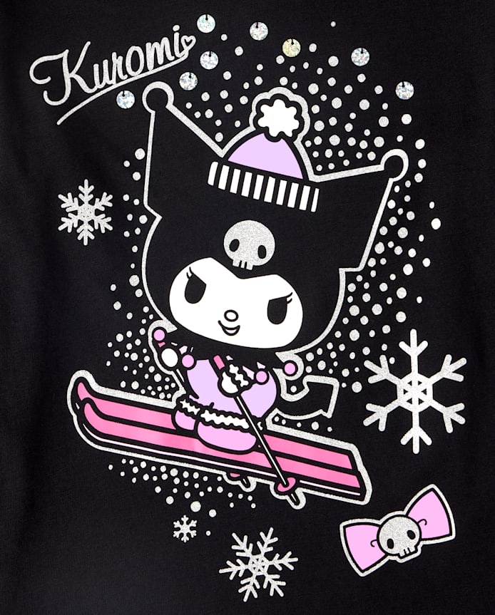 Girls Kuromi™ Glitter Ski Graphic Tee