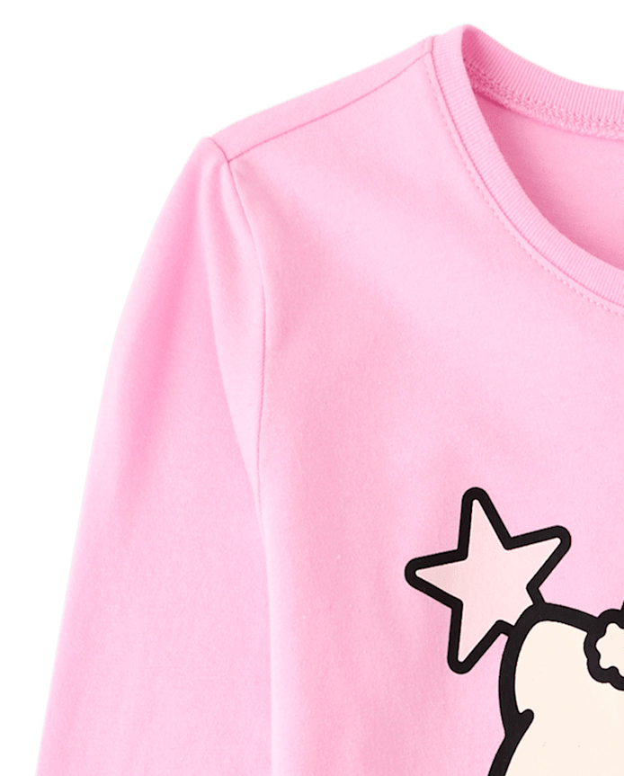 Girls Hello Kitty® Sequin Christmas Graphic Tee