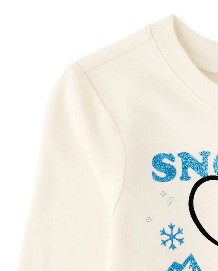 Toddler Girls Cinnamoroll™ Glitter Snowboard Graphic Tee
