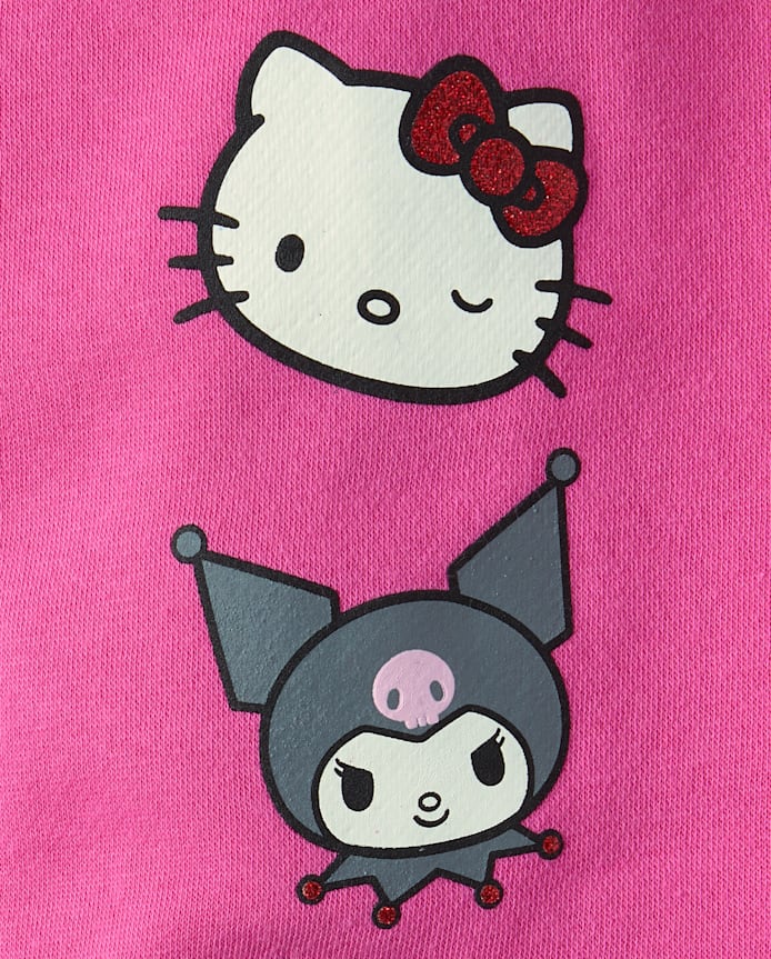 Toddler Girls Hello Kitty® Embellished Premium Fleece Barrel Sweatpants