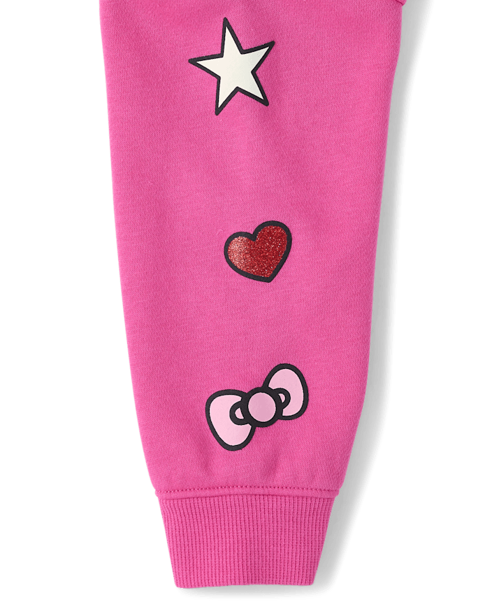 Toddler Girls Hello Kitty® And Friends Glitter Premium Fleece Sweatshirt