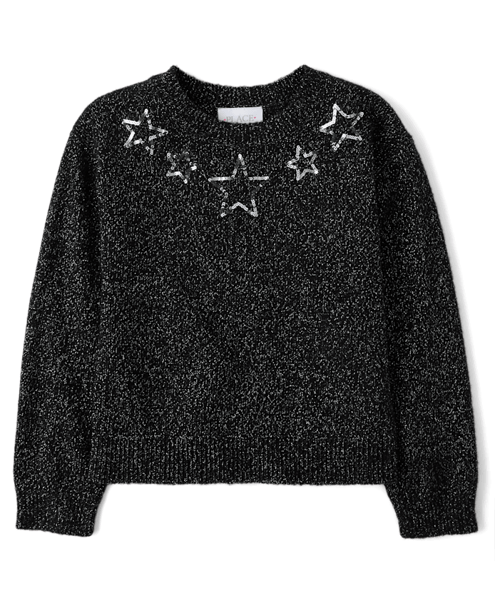 Girls Embellished Icon Sweater