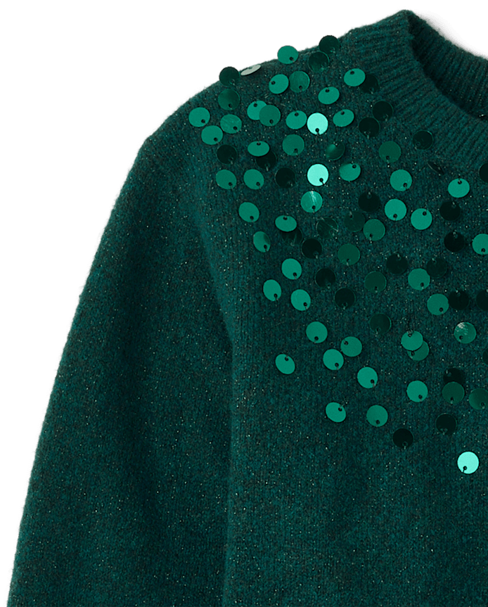 Girls Embellished Icon Sweater