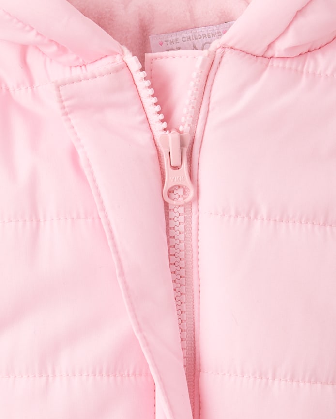 Baby Girls Microfleece Lined Snowsuit