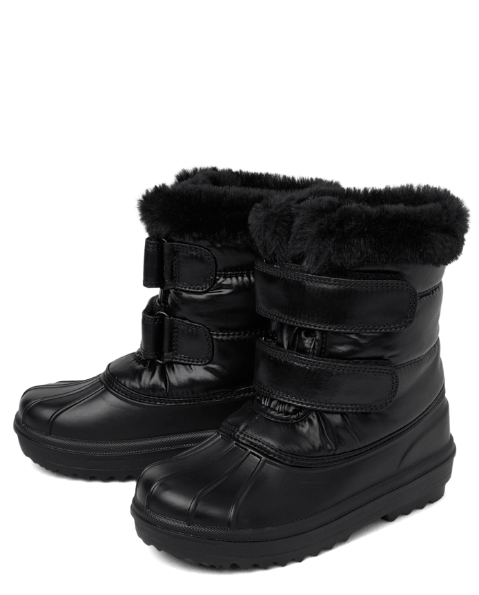 Girls Lace Up All Weather Boots