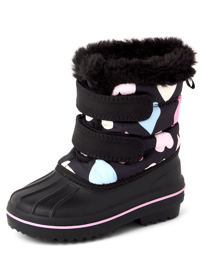 Toddler Girls Faux Fur Lined All Weather Boots