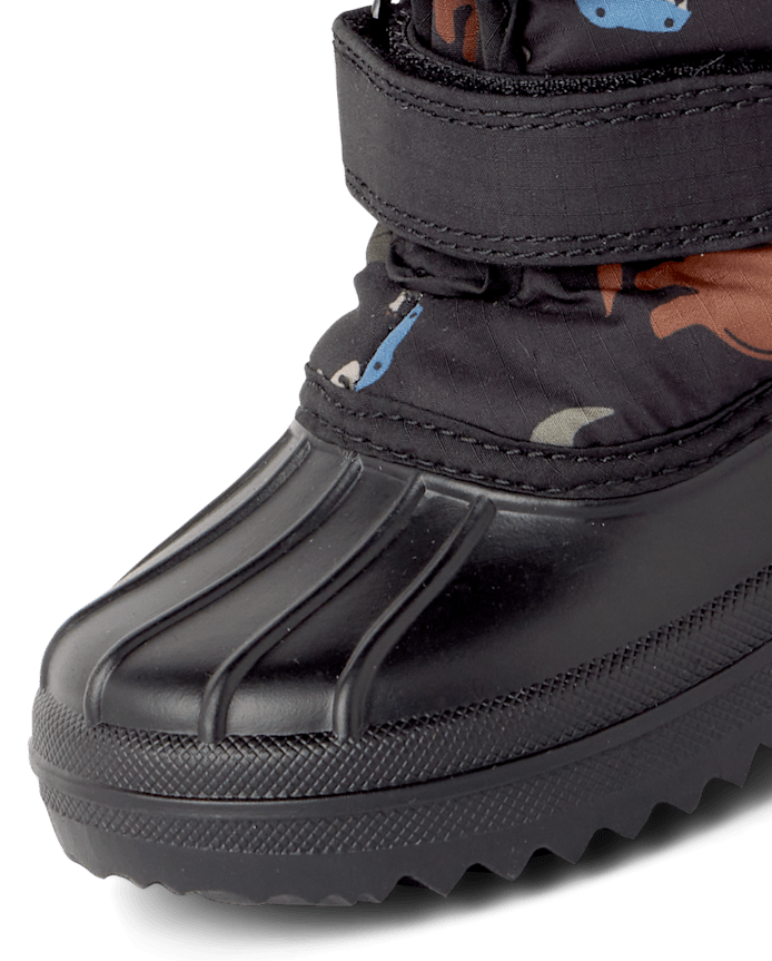 Toddler Boys Faux Fur Lined All Weather Boots