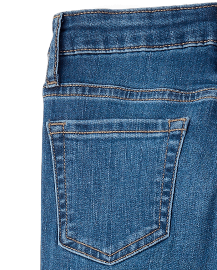 Girls Rhinestone Flare Jeans