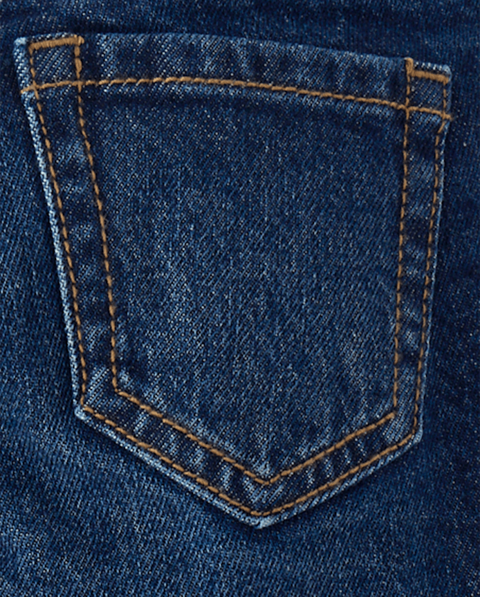 Toddler Girls Lined Straight Jeans