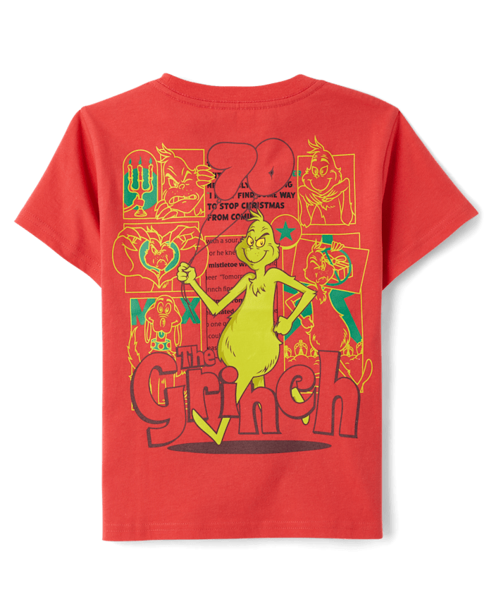 Boys Dr. Seuss The Grinch™ Front And Back Graphic Tee