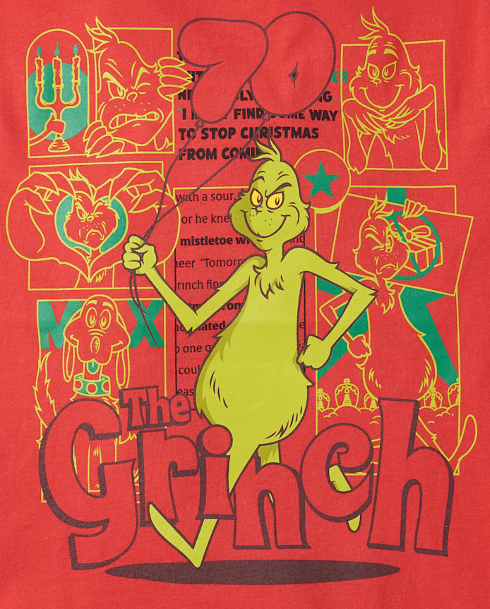 Boys Dr. Seuss The Grinch™ Front And Back Graphic Tee