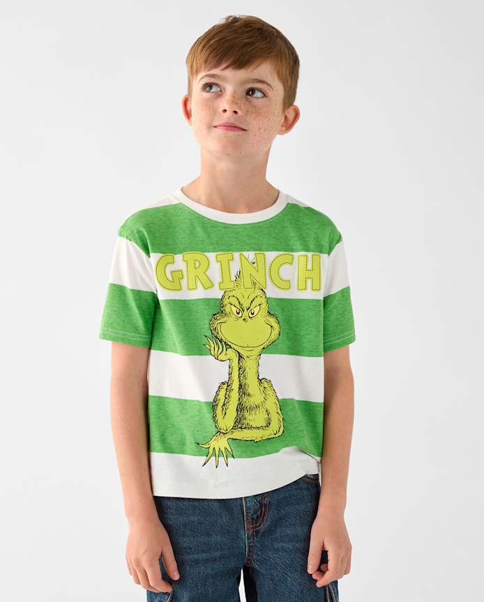 Boys Dr. Seuss The Grinch™ Striped Graphic Tee