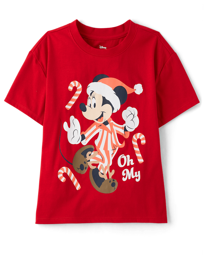 Girls Minnie Mouse™ Candy Cane Graphic Tee