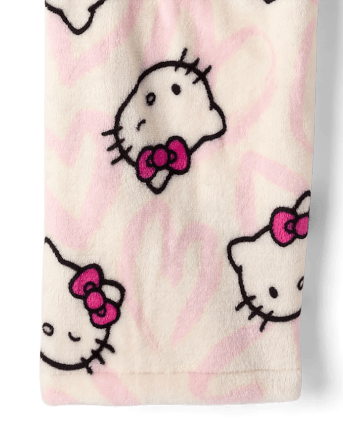 Girls Hello Kitty® Heart Pajama Pants - Cozy Fleece