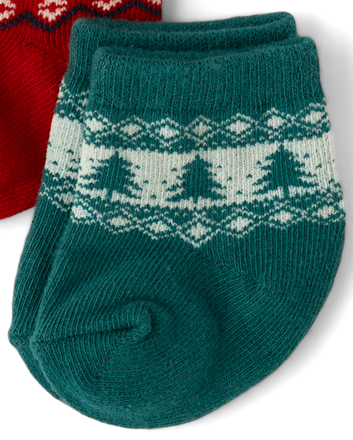 Baby Boys Holiday Midi Socks 3-Pack