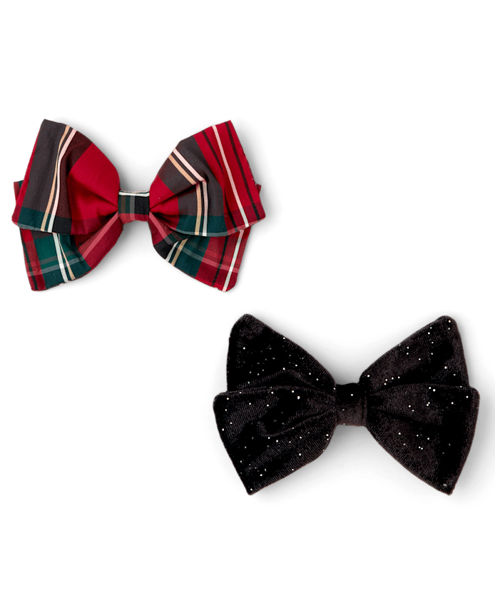 Toddler Girls Bow Hair Clip 2-Pack