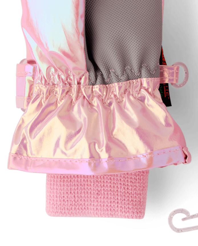 Toddler Girls Print Ski Mittens