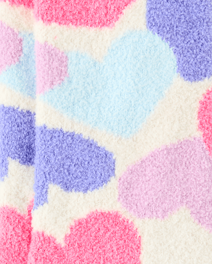 Girls Heart Cozy Socks