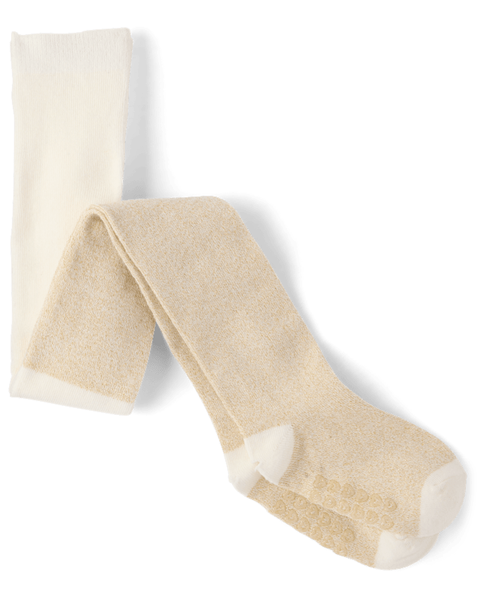 Baby And Toddler Girls Shimmer Tights 2-Pack