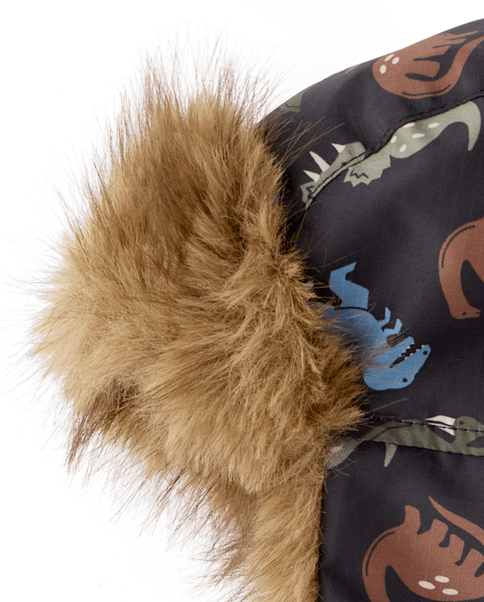 Toddler Boys Dino Trapper Hat