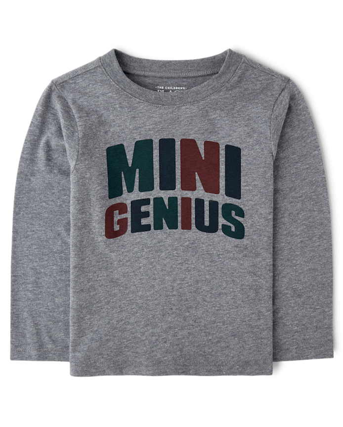 Baby And Toddler Boys Mini Genius Graphic Tee