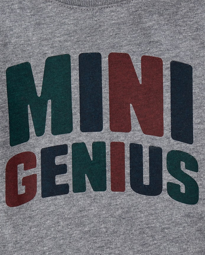 Baby And Toddler Boys Mini Genius Graphic Tee