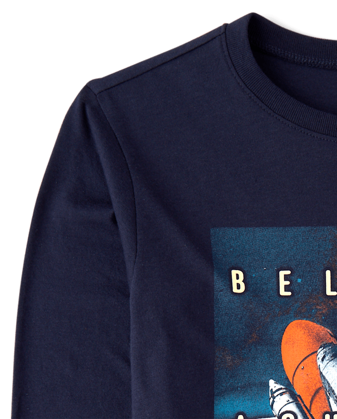 Boys Spaceship Graphic Tee