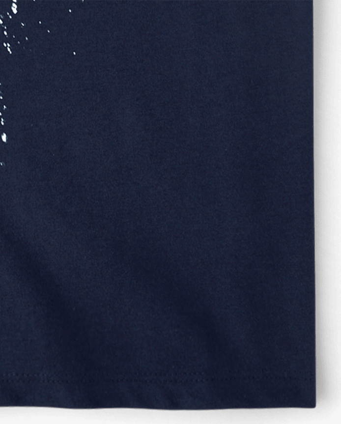 Boys Soccer Ball Splatter Graphic Tee