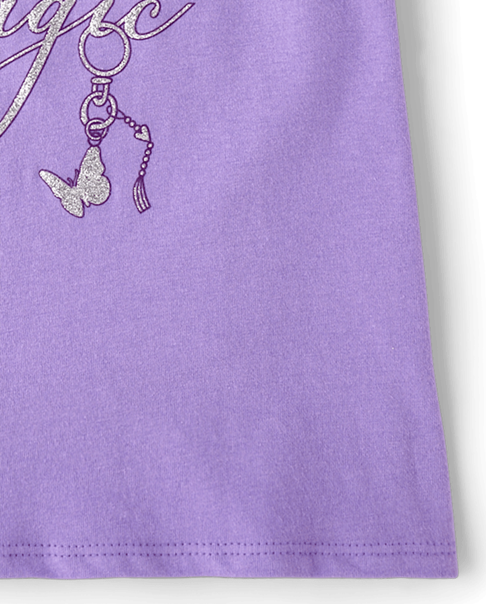 Girls Glitter Magic Graphic Tee
