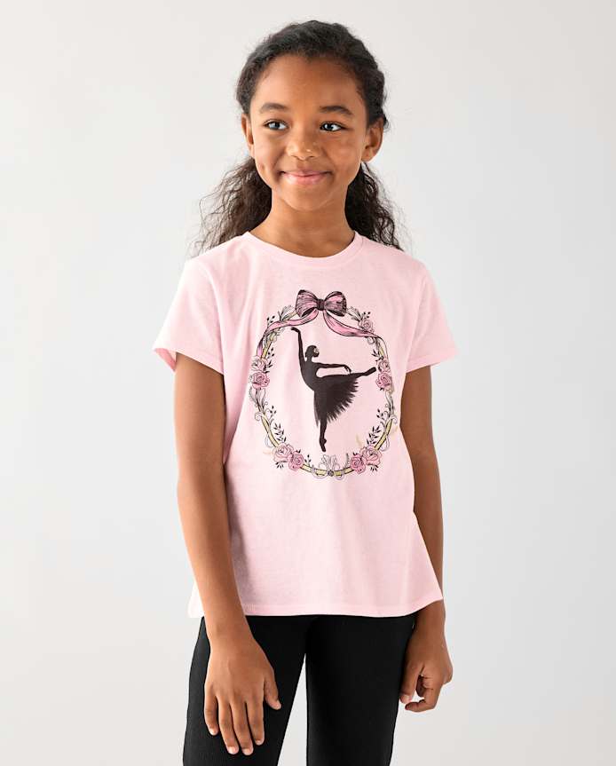 Girls Ballerina Graphic Tee