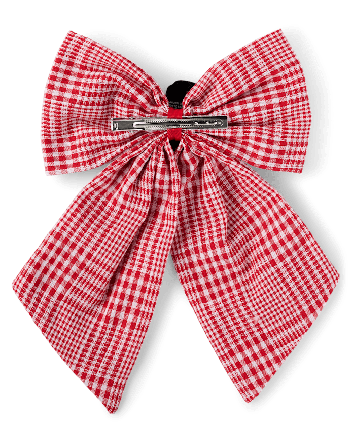Girls Dr. Seuss The Grinch™ Plaid Bow Hair Clip