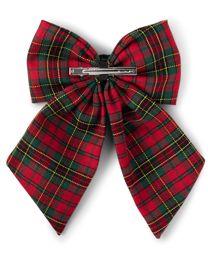 Girls Nightmare Before Christmas™ Plaid Bow Hair Clip