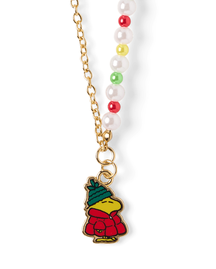 Girls Snoopy™ BFF Holiday Necklace 2-Pack