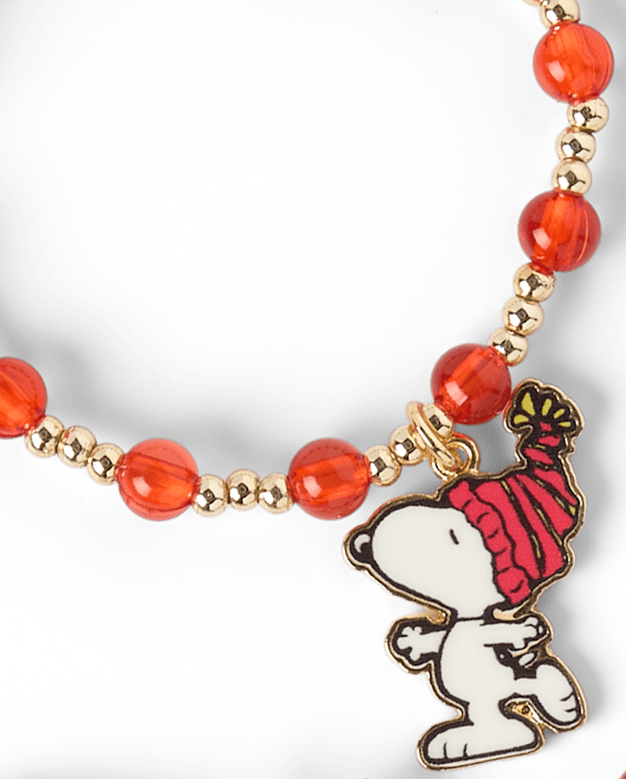 Girls Snoopy™ Holiday Beaded Bracelet 3-Pack