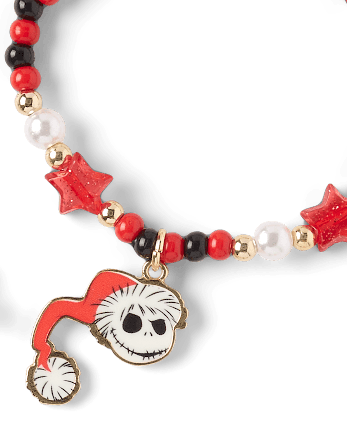 Girls Nightmare Before Christmas™ Beaded Bracelet 3-Pack