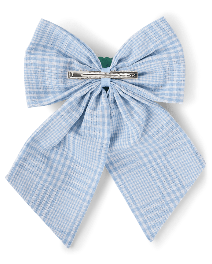 Girls Stitch™ Plaid Bow Hair Clip