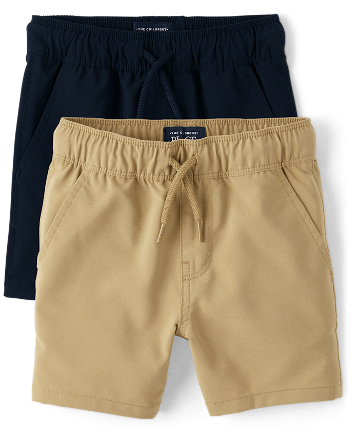 Baby And Toddler Boys Quick Dry Pull On Jogger Shorts