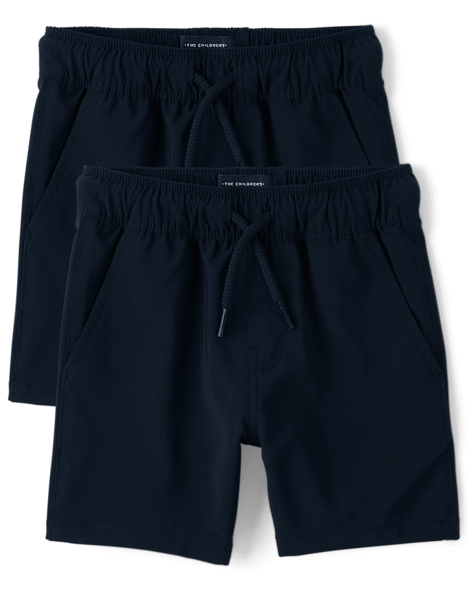 Baby And Toddler Boys Quick Dry Pull On Jogger Shorts