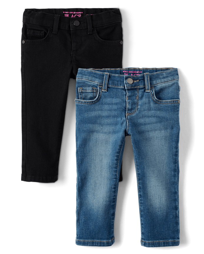 Baby And Toddler Girls Skinny Jeans 2-Pack