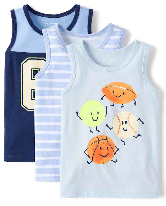 Baby And Toddler Boys Sports 6-Piece Outfit Set