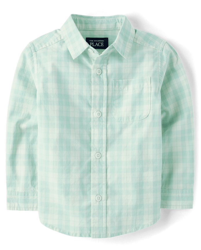 Baby And Toddler Boys Plaid 2-Piece Outfit Set