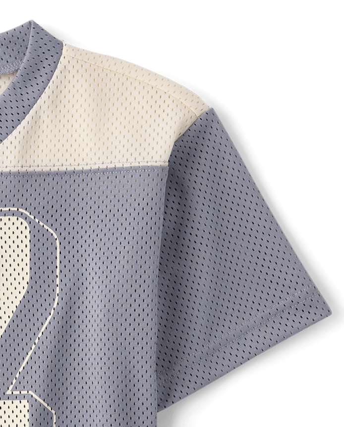 Kids Quick Dry Print Mesh 2-Piece Outfit Set