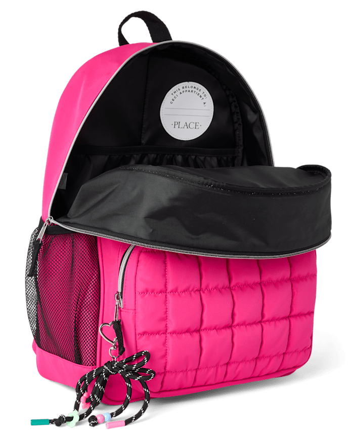 Girls Shakey Icon Patch Backpack 2-Piece Set