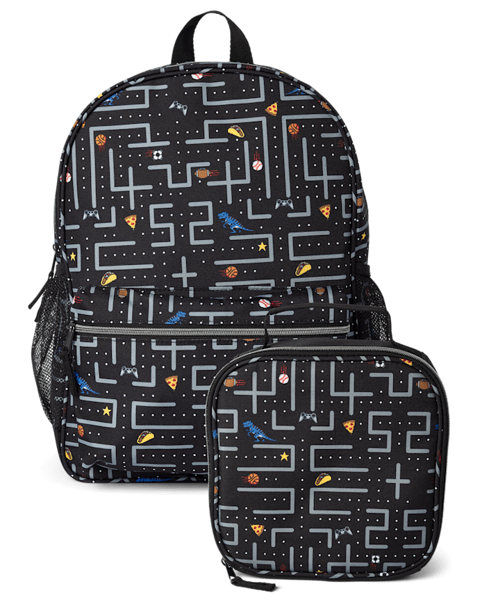 Boys Video Game Backpack 2-Piece Set